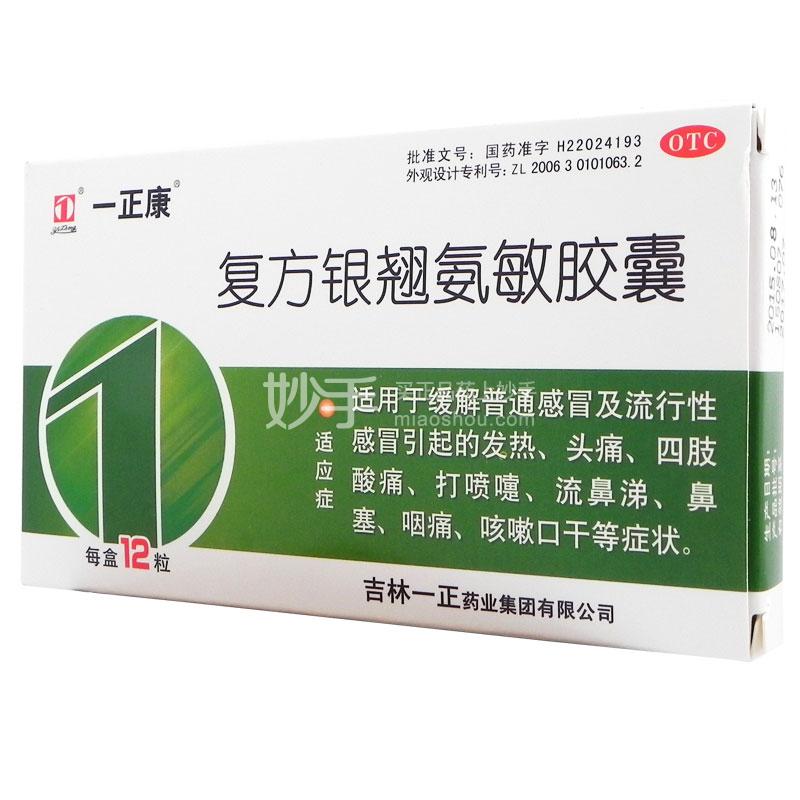 一正一正康复方银翘氨敏胶囊12粒